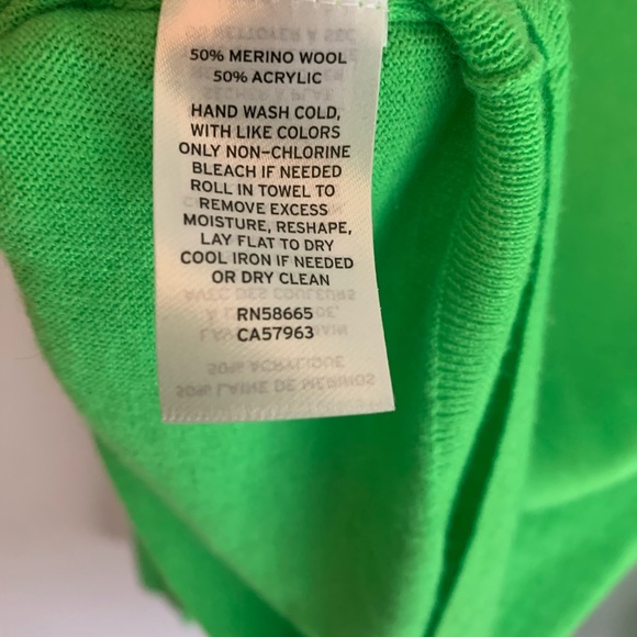 2 for $30 - 👽 Neon Green Sweater by Halogen 💚 BIN 1 - Picture 4 of 4
